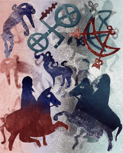 Pictish Riders by Gloria Wallington